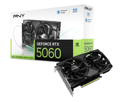 Karta graficzna PNY GeForce RTX 5060 Dual Fan 8GB GDDR7 DLSS4